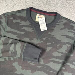 Todd Snyder Champion Sweatshirt Mens M Black Camo Crewneck Terry Fleece NEW